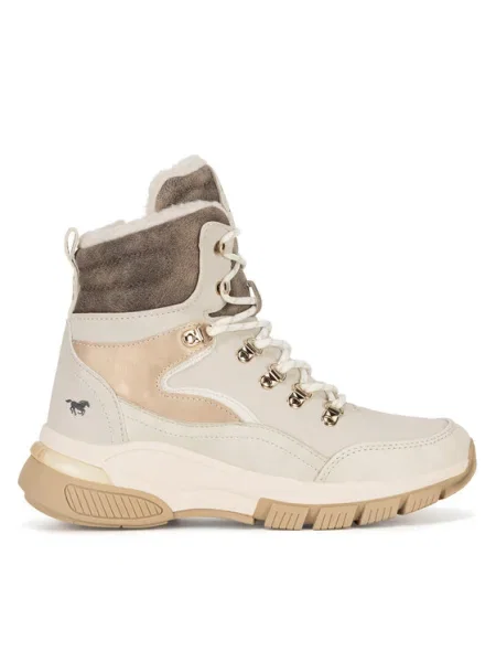 Зимни обувки Mustang бежов