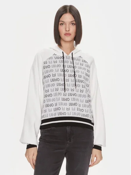 Liu Jo Sport Pulover alb