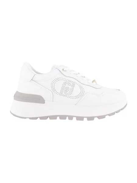 Sneakersy Liu Jo skórzane białe