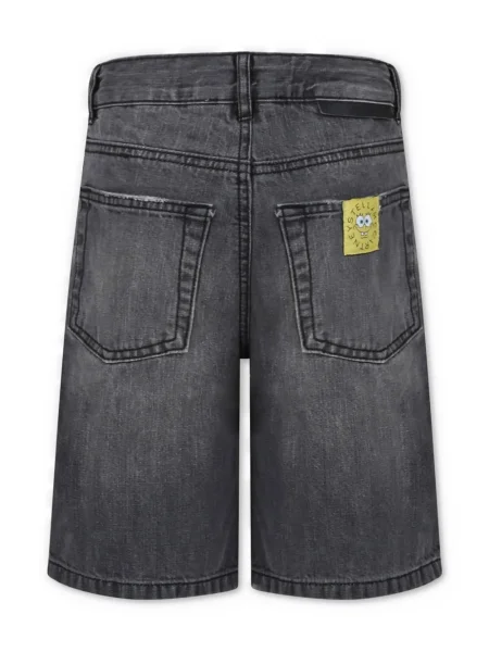 Szorty jeansowe dziecięce Stella Mccartney szare