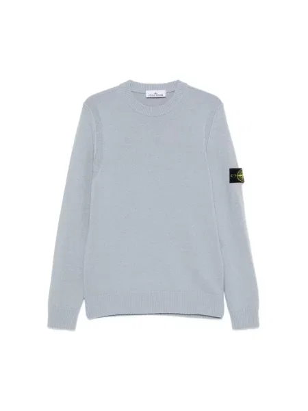 Sweter Stone Island z kamieniami szary