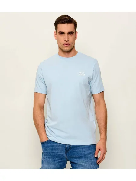 KARL LAGERFELD Tricou deschis albastru