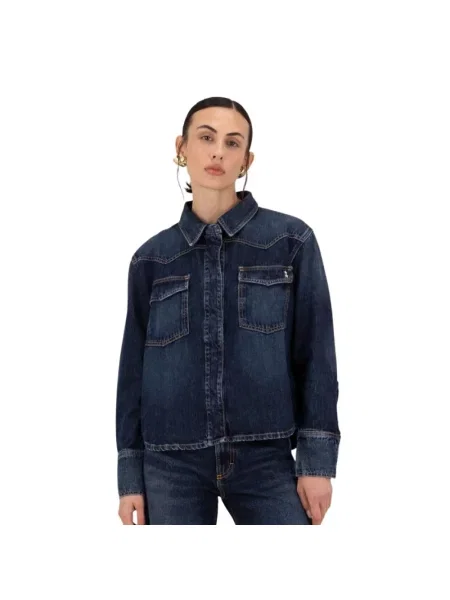 Bluzka Icon Denim niebieska