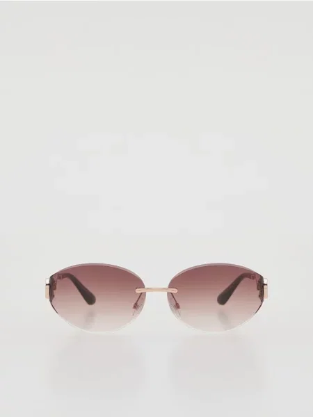 Reserved Ochelari de soare brun-auriu