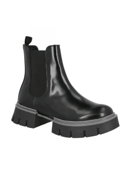 Marc Cain De piele ghete chelsea negru