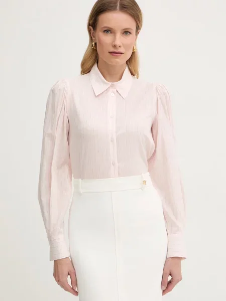 Twinset cămașă de pentru femei roz