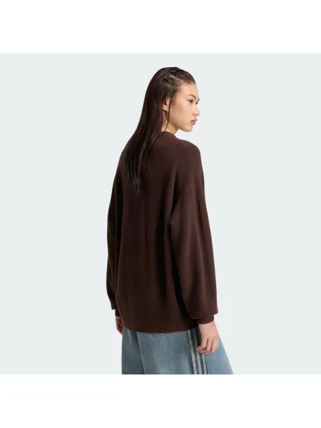 PLETENÝ SVETR ADIDAS ORIGINALS ATHL DEPT bílý