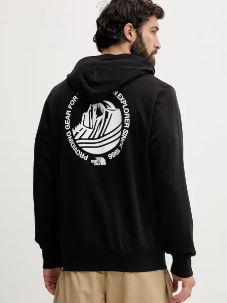 The North Face dukserica s kapuljačom za muškarce MONTE crna