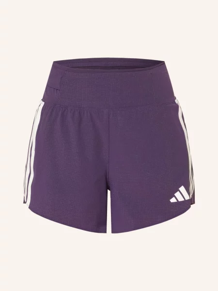 Adidas Běžecké Kalhoty 2 V 1 Adizero Gel tmavě fialová bílá
