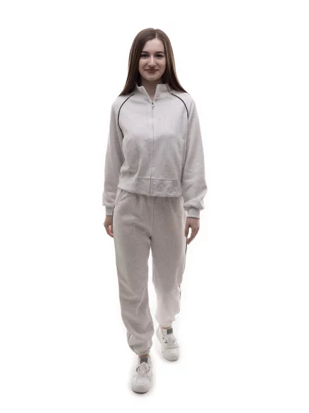 Спортивний костюм STREAM світло-сірий віскоза/поліестер сірий