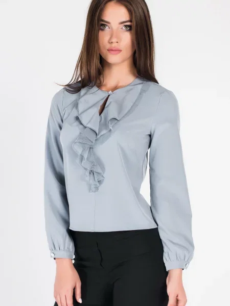 CARICA Блуза блакитний