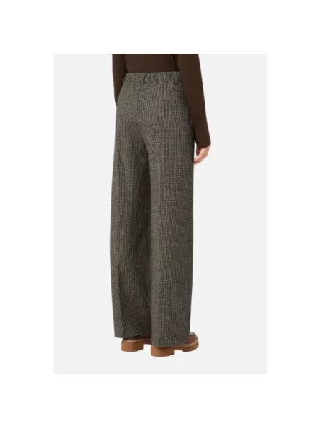 Spodnie Weekend Max Mara brązowe