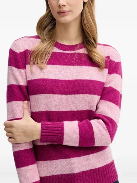 Pulover Benetton cu dungi roz