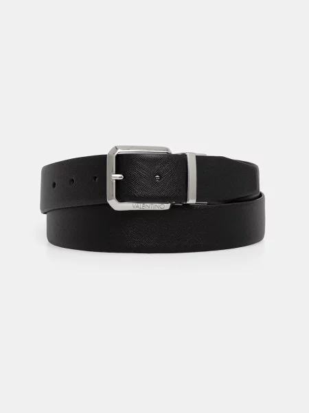 Valentino Bags curea bărbătească de piele MARNIER negru