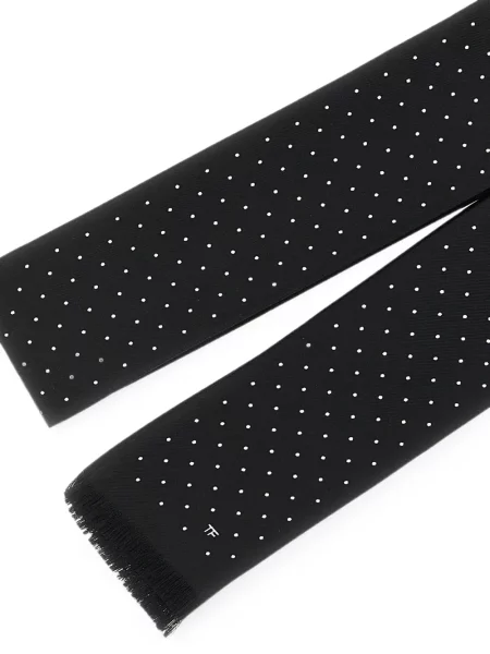 Fular Tom Ford cu buline negru