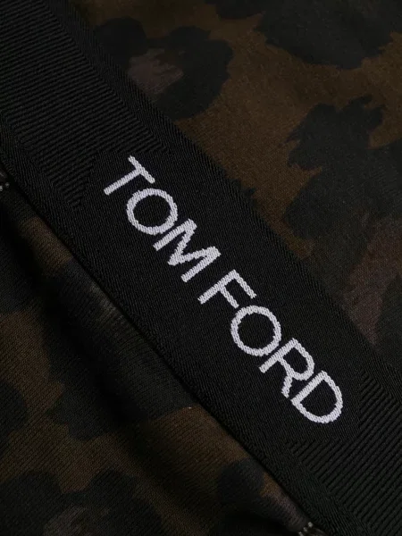 Majtki Tom Ford w panterkę brązowe