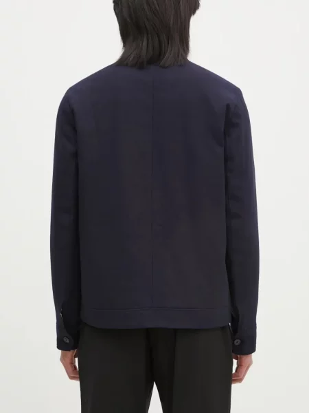Geacă Paul Smith de lână albastru