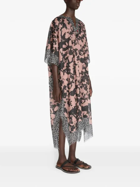 Риза Dries Van Noten с принт розово