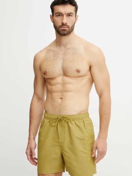 Плувни шорти Calvin Klein зелено