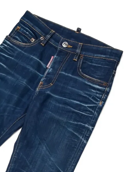 Spodnie dziecięce Dsquared2 niebieskie