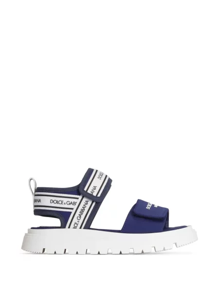 Sandały dziecięce Dolce And Gabbana niebieskie