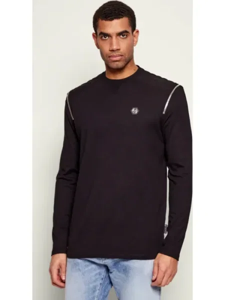 Tricou mânecă lungă Philipp Plein negru
