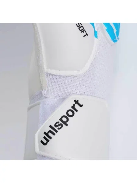Rękawice bramkarskie Uhlsport FM Cybertec Starter Soft białe