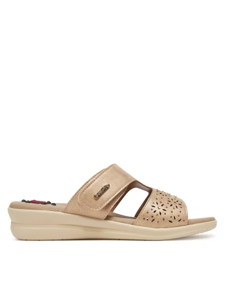 Шлепанцы Go Soft без косточек бежевые