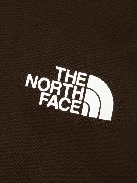 Hoodie The North Face καφέ