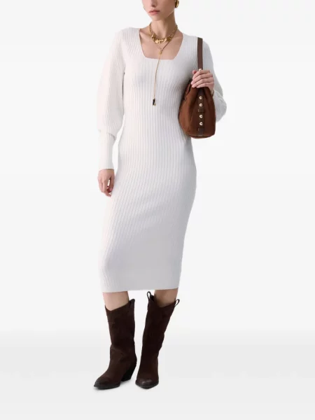 Rochie Liu Jo tricotate alb