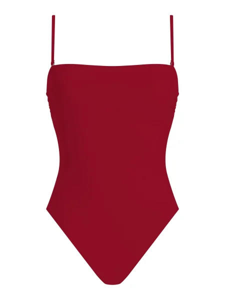 Calvin Klein jednodielne plavky dámske červená