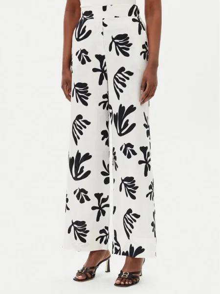 Marella Pantaloni culotte Antiope alb