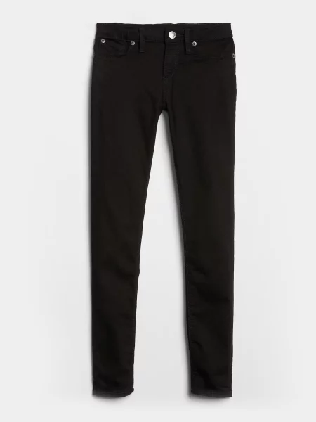 Skinny jeansy skinny Gap czarne