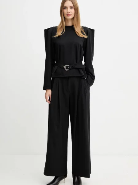 Лонгслів Versace Jeans Couture чорний