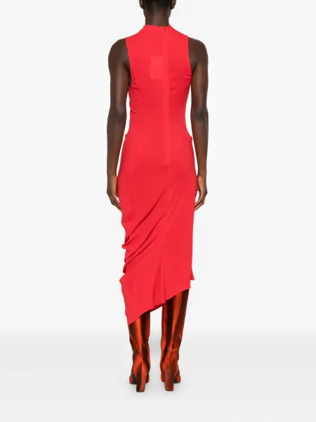 Rochie midi Jacquemus până la genunchi de costum roșu