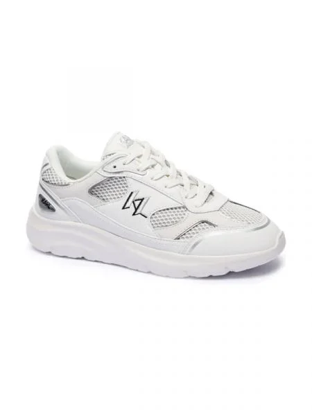 Karl Lagerfeld Bőr sneakers tornacipő fehér