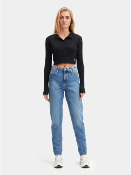 Blugi Calvin Klein Jeans albastru