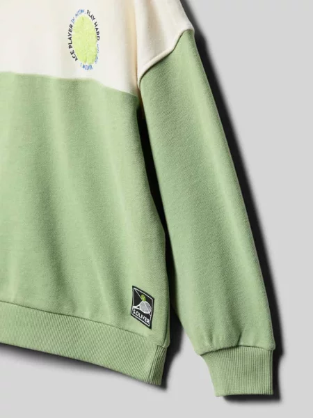 Bluza o kroju relaxed fit z mieszanki bawełny S.oliver Red Label