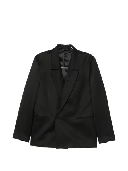 Sacou Costumein cu două rânduri de nasturi negru