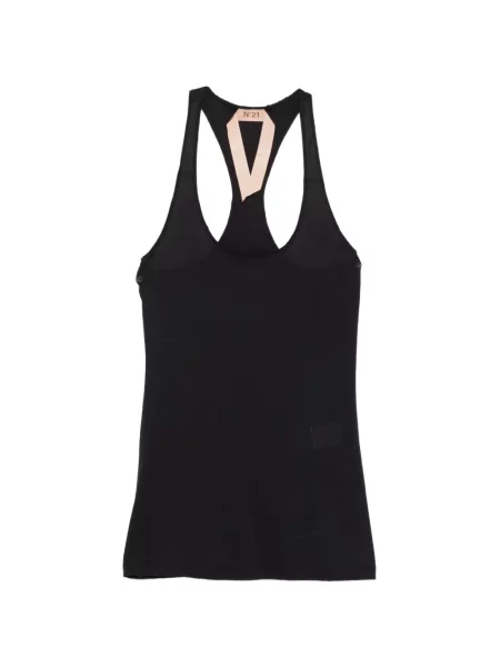 Top N°21 cu decolteu în V negru