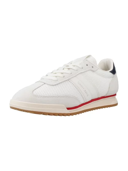 Sneakerși Tommy Jeans alb