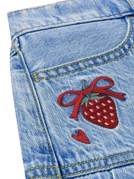 Szorty dziecięce Abercrombie Fitch niebieskie