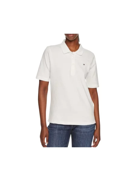 Koszulka polo Tommy Hilfiger biała