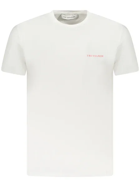 Tricou Trussardi scurt alb