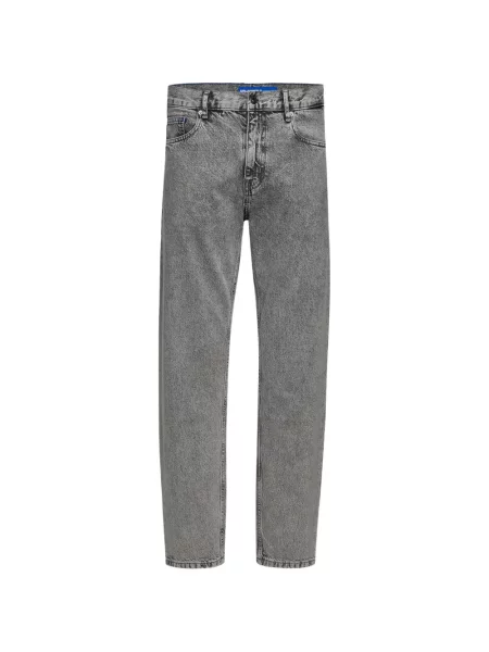 Blugi conici Karl Lagerfeld Jeans conici gri
