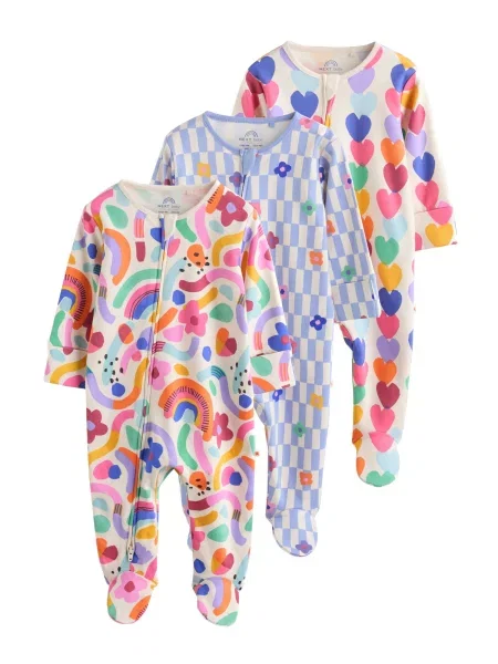 Next Pijamale deschis / verde deschis / mov deschis / roz deschis bej