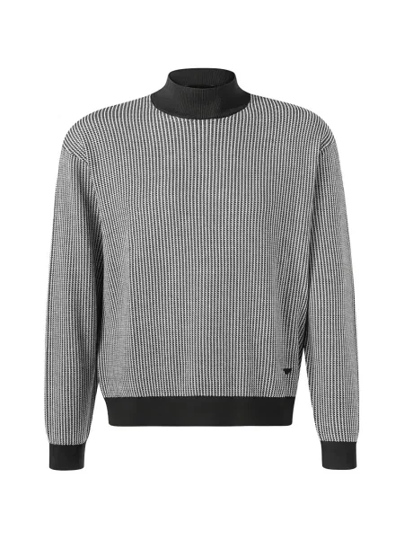 Sweter Emporio Armani w paski biały