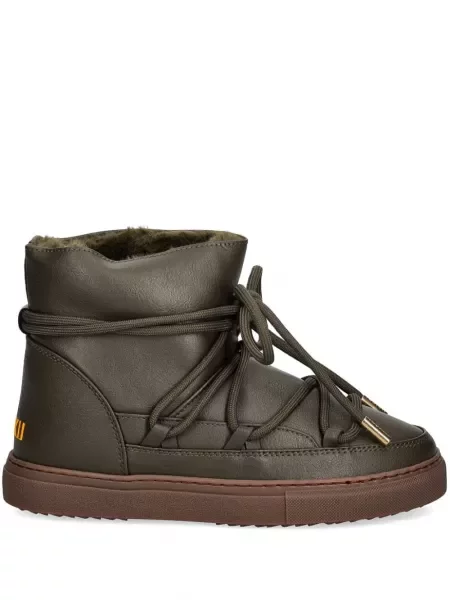 Botine Inuikii din piele verde