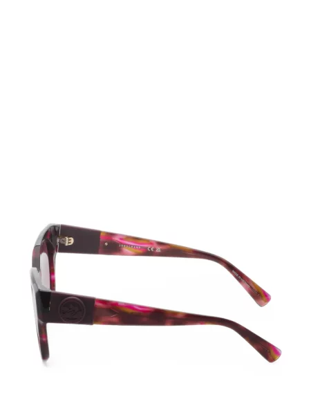 Ochelari de soare Longchamp cu imprimeu geometric violet