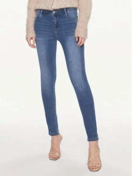 Jeans hlače Morgan modra